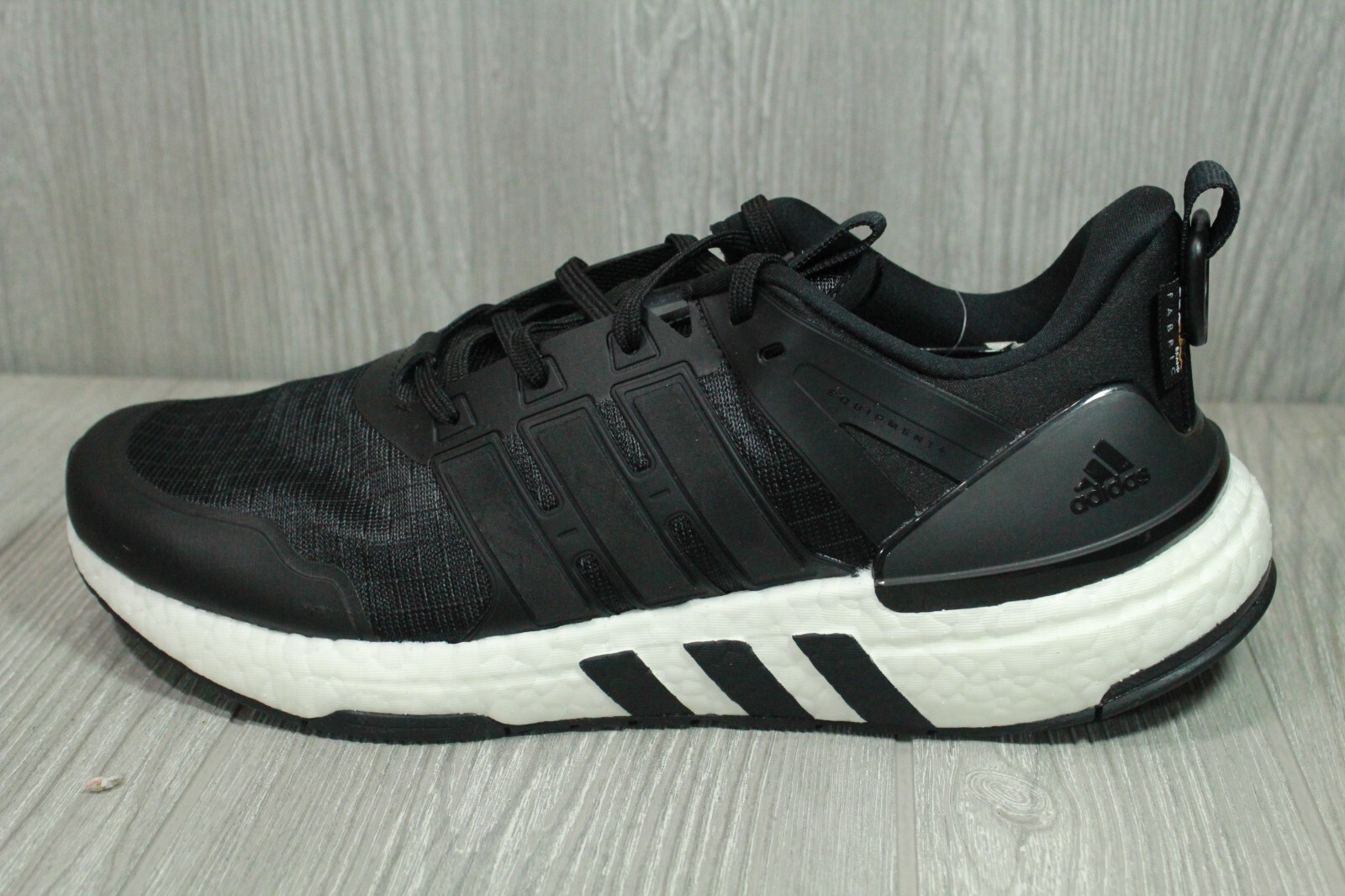 New Adidas Equipment+ BOOST Black White Running Shoes Men's