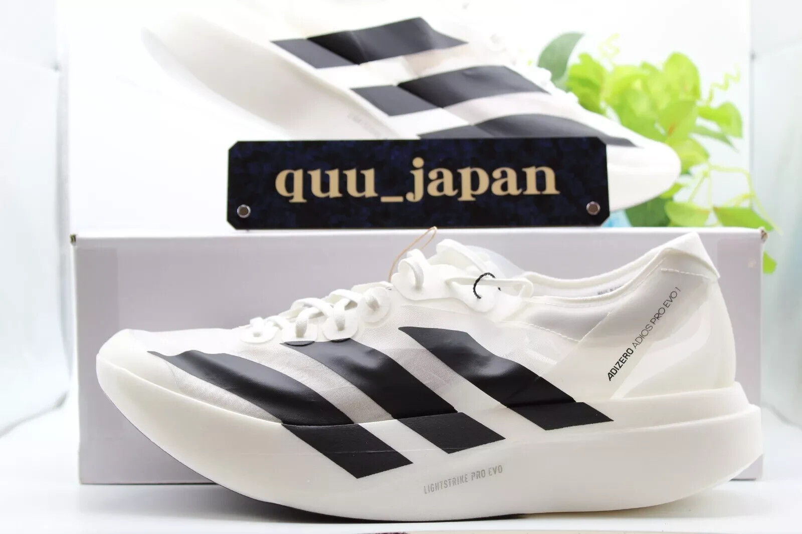 adidas Adizero Adios Pro Evo 1 White IH5564 Men's US11.5 NEW