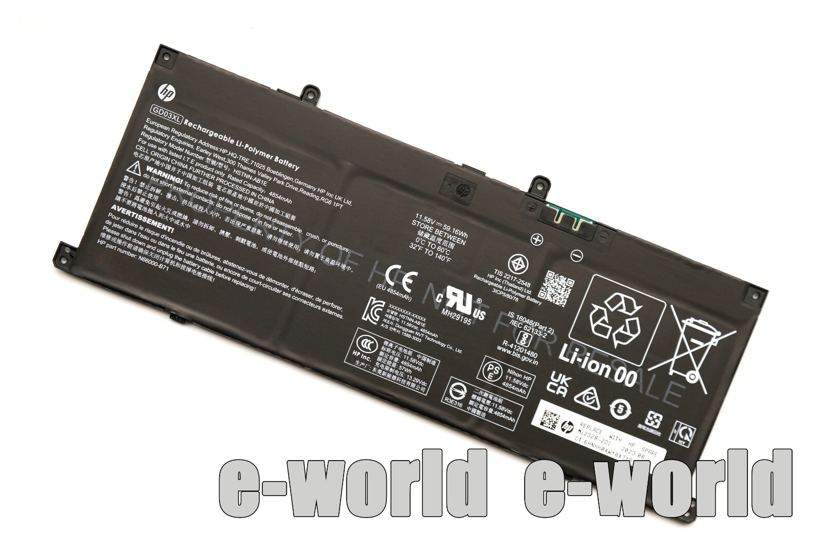 New Genuine GD03XL OEM Battery for HP Envy X360 2-in-1 14-FC New Genuine GD03XL OEM Battery for HP Envy X360 2-in-1 14-FC