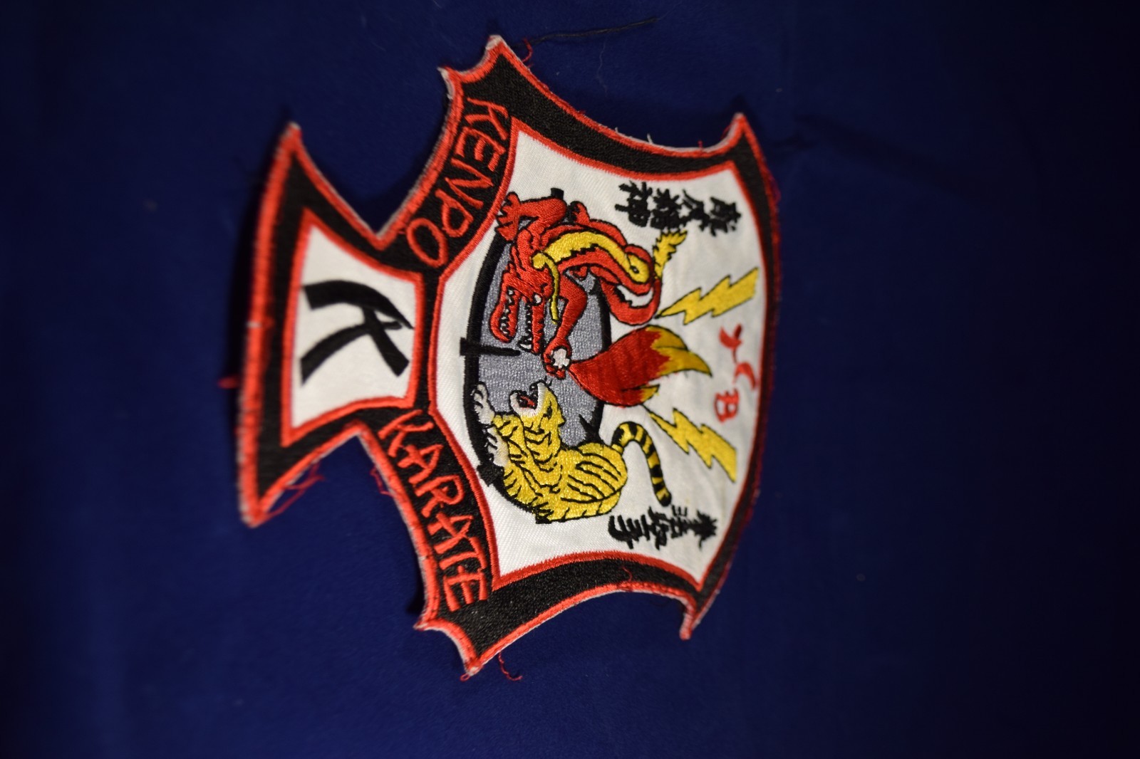 Kenpo Karate Patch featuring Dragon & Tiger