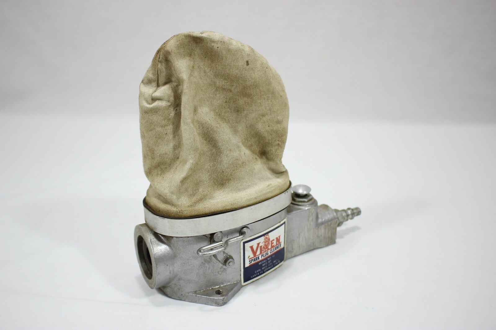 Vintage Vixen Spark Plug Cleaner Sandblaster Model No. 12 Earl Mfg
