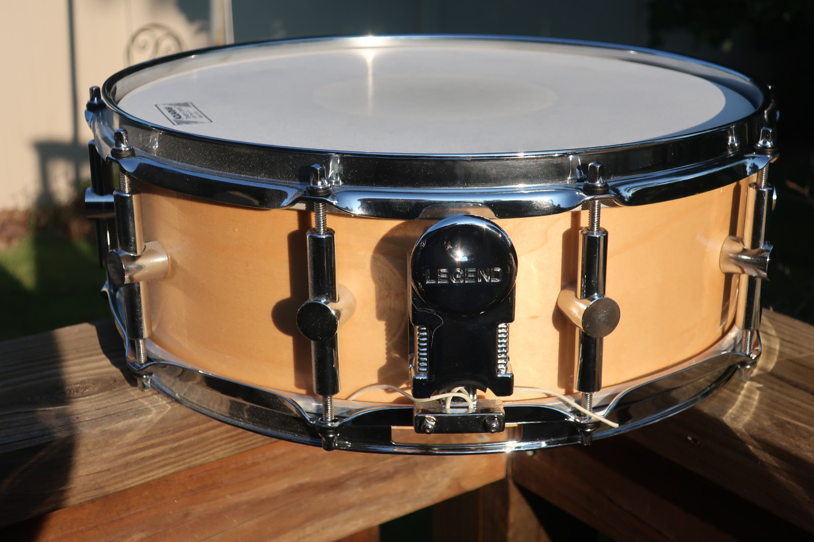 Legend prototype tube lug snare drum