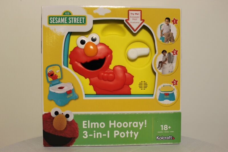 Sesame Street Elmo Hooray 3-in-1 Potty Training Chair