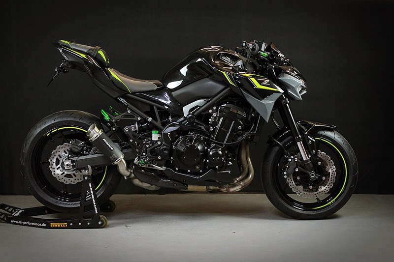 Bodis Carbon Auspuff-Blende FÃ¼R Gpc-Rsii Passend Auf Kawasaki Z900 2017-2025