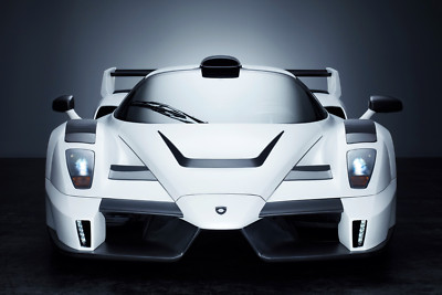 Ferrari HD, Gemballa MIG-U1, Ferrari Enzo, White Poster