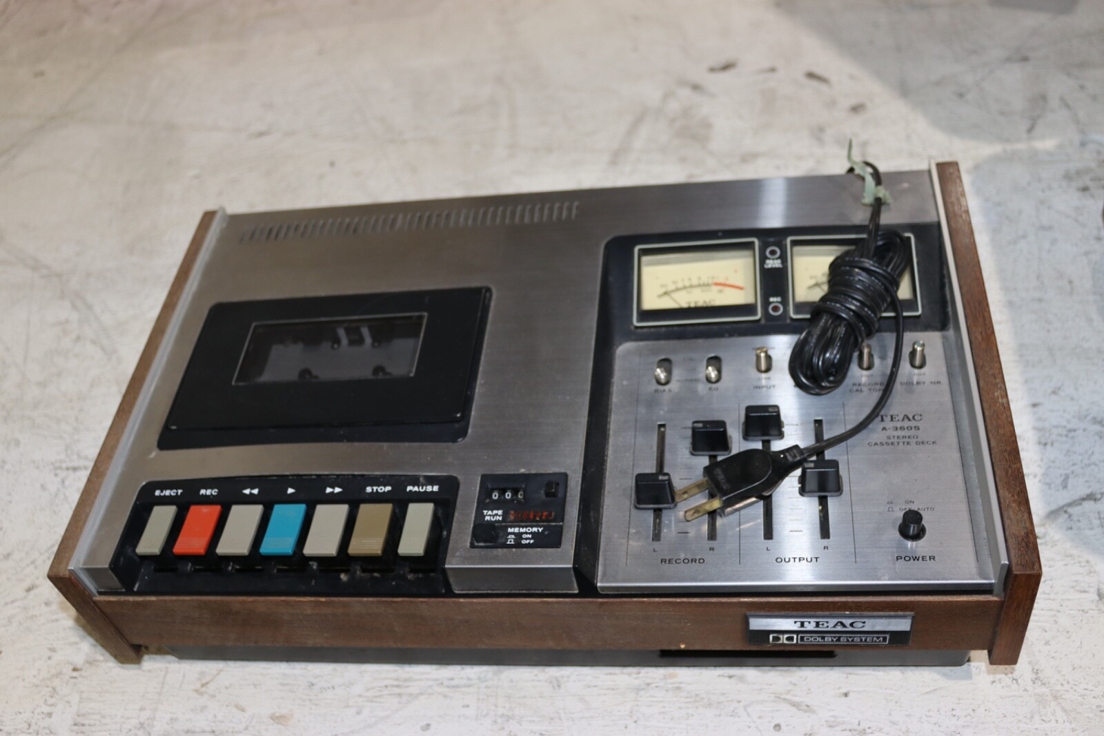レトロ TEAC カセットプレイヤー A-360 テアック レトロ TEAC カセットプレイヤー A-360 テアック