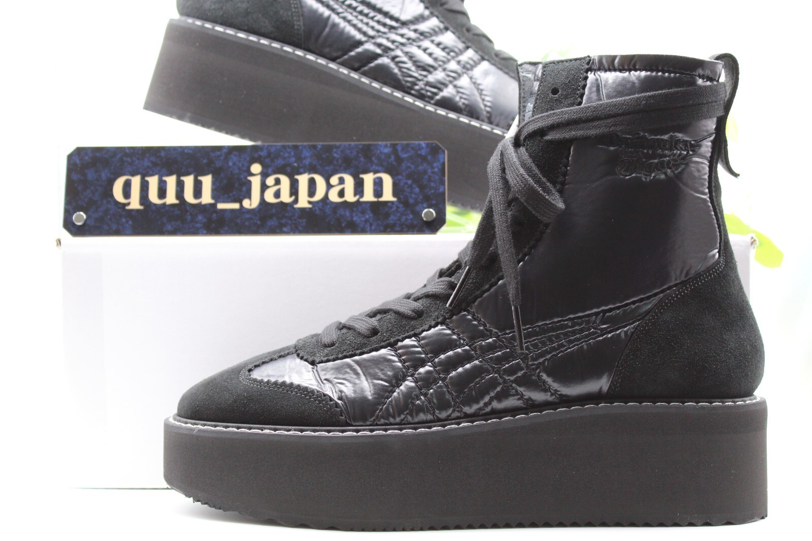 Pre-owned Onitsuka Tiger Delegation Chunk Boot 1183c117-001 Unisex Black / Black Us4-10