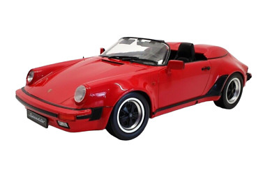 1/18 KK-Scale 1989 PORSCHE 911 3.2 SPEEDSTER  - RED - LIMITED EDITION