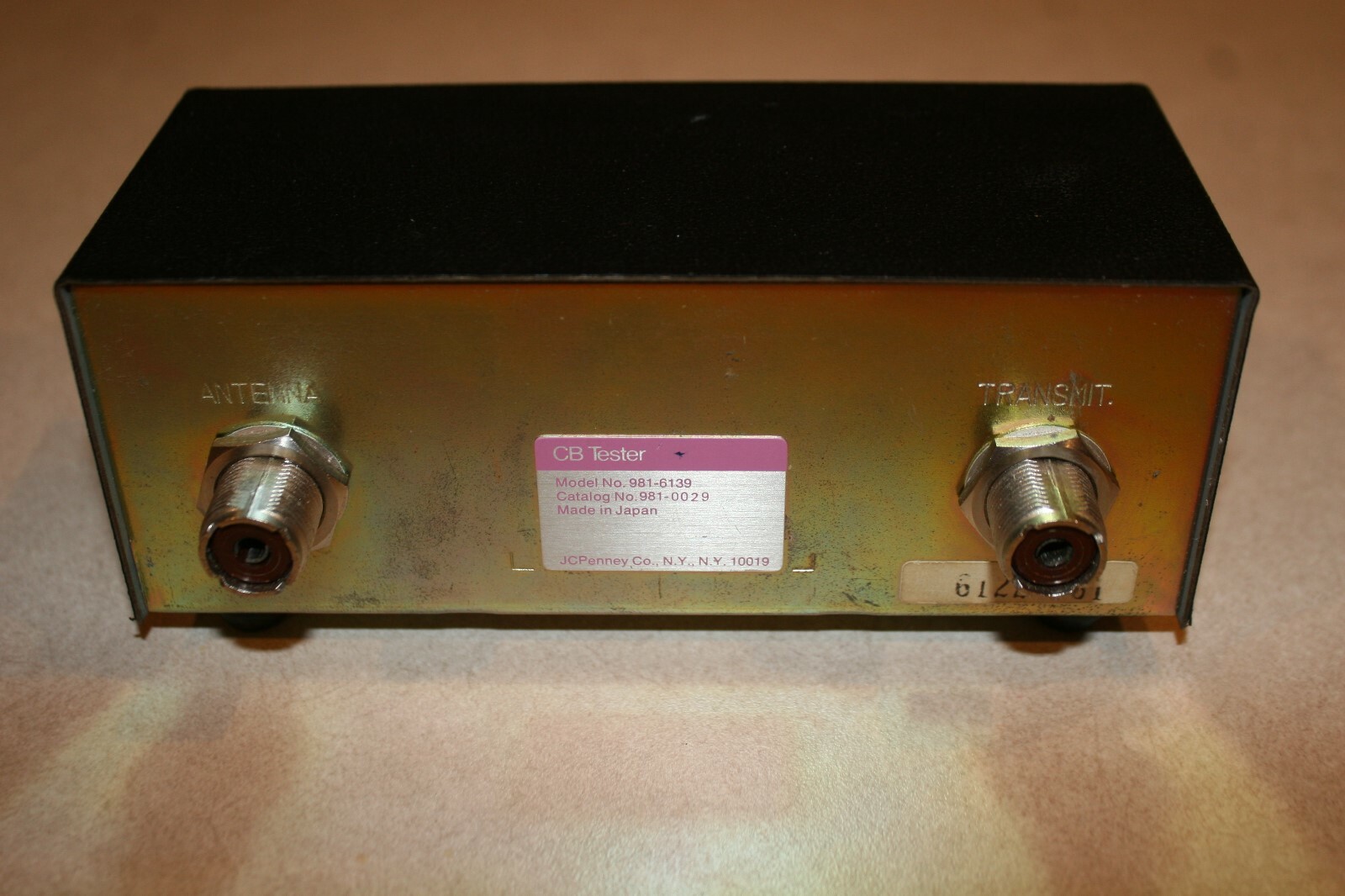 JC Penney CB SWR modulation and power meter model 981-6139 Tested and WORKING