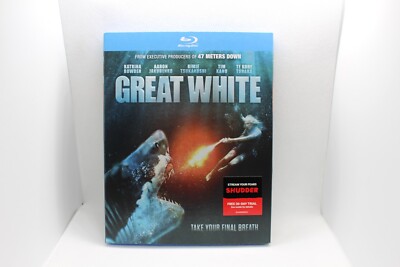 Great White (Blu-ray, 2021) with slip cover.