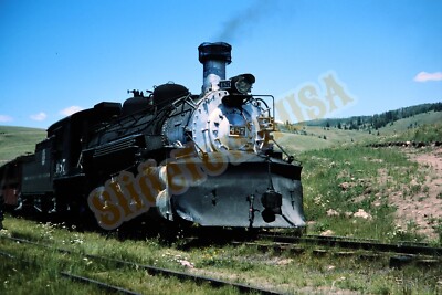 Vtg 1975 Train Slide 487 Cumbers & Toltec Scenic RR Steam Engine X5N108