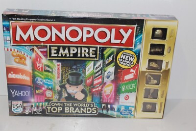 Monopoly Empire 2015 Edition Gold Colored Tokens Board Game NEW SEALED READ