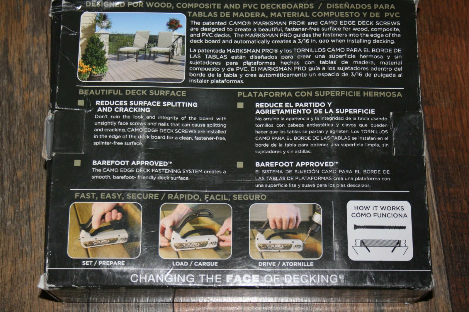 CAMO Marksman Pro Fastener Tool Heavy Duty Edge Deck Fastening System New 3/16