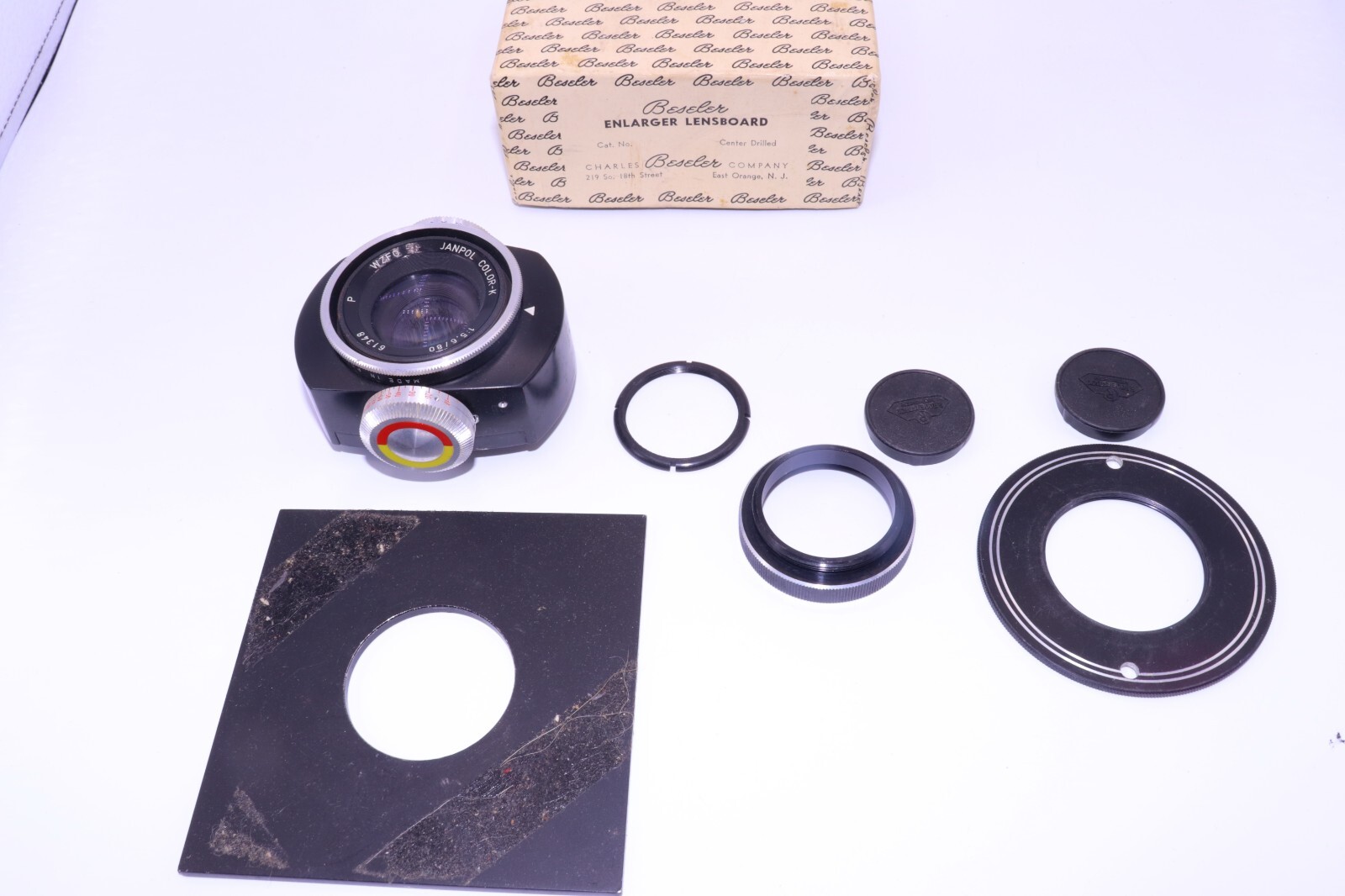 JANPOL COLOR レンズ Vintage Janpol Color 5.6/80mm PZO Lens M42 4 filters Poland