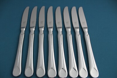 8 Dinner Knives Solid Zwilling J. A. Henckels PROVENCE Stainless NEW 9 1/4''