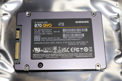 4TB SATA 2.5'' Internal SSD (MZ7M34T0HALC) - SAMSUNG 870 QVO