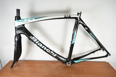 black bianchi road bike
