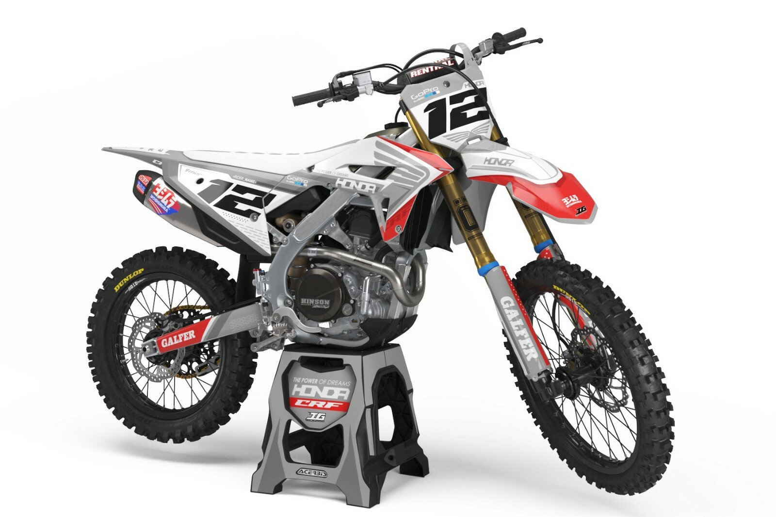 CRF250R （2022〜2024）白黒外装