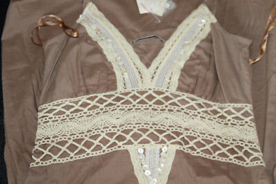 PINK SODA BEZAUBERND KLEID DÜNNE HOSENTRÄGER DEKO GESTRICKT PINK SODA GRÖSSE M NEU ETIKETT