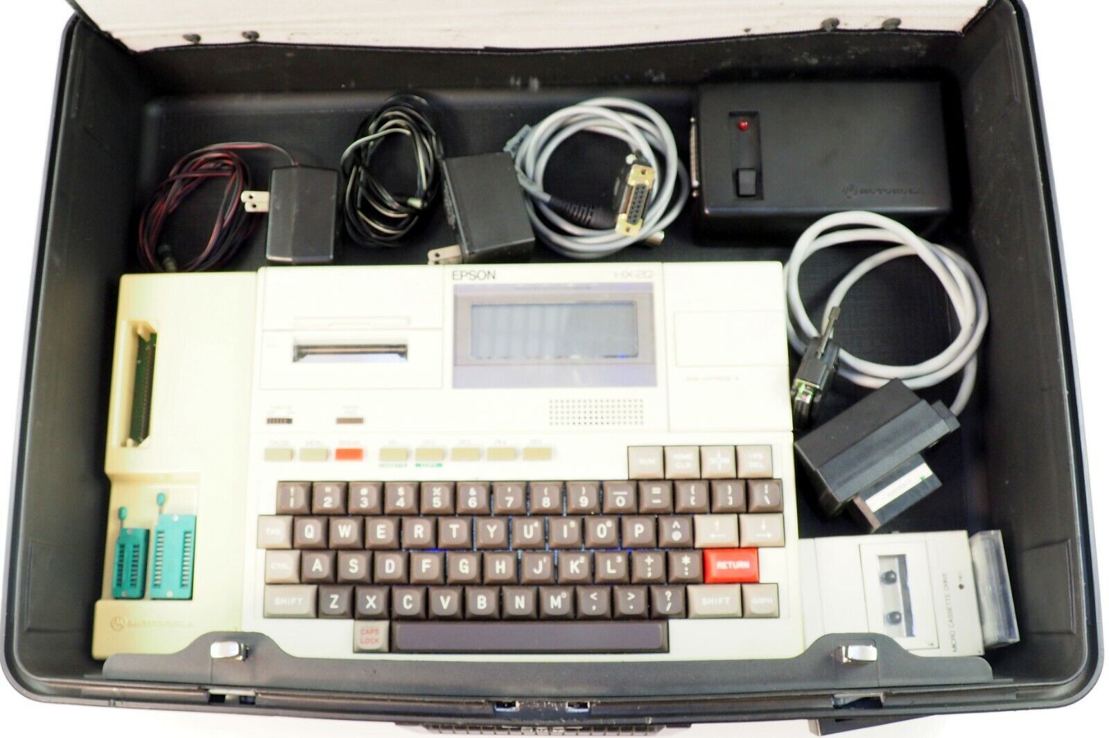 Motorola Epson HX-20 Mini Vintage Portable Computer w Motorola Epson HX-20 Mini Vintage Portable Computer w