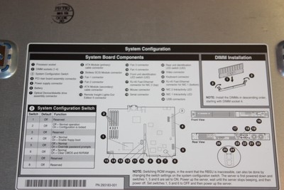 Case Top Cover Access Panel 307130-001--HP Compaq Proliant DL320 1U Rack Server