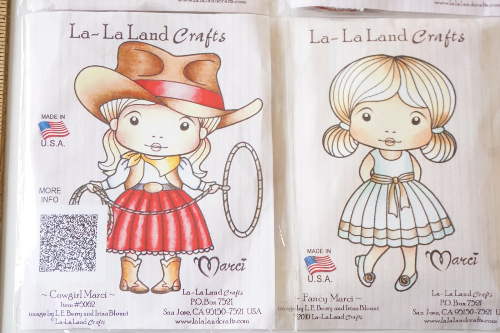 4 MARCI La-La Land Crafts BALLERINA COWGIRL SWEETHEART FANCY New! Dance Rodeo