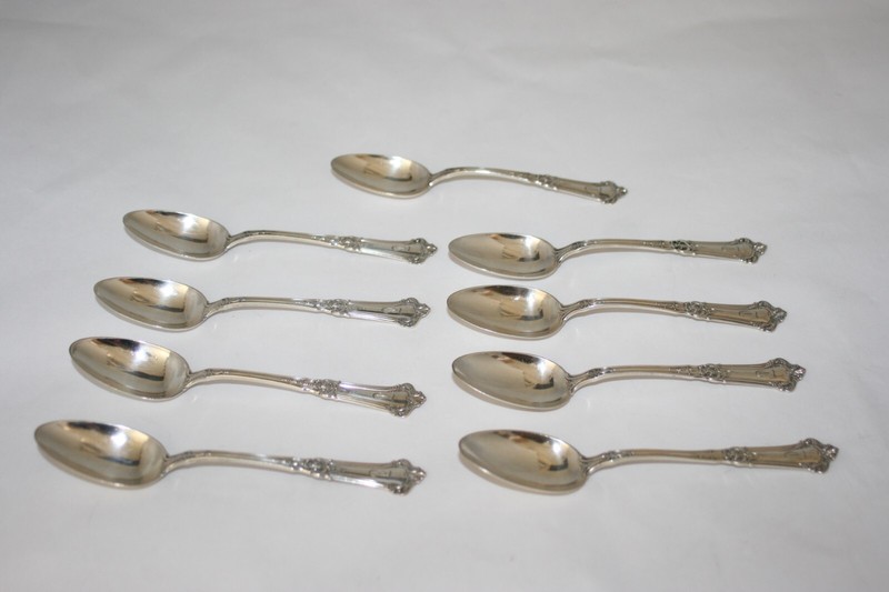 Albemarle by Gorham Sterling Silver 1912 Set of 9 Teaspoons