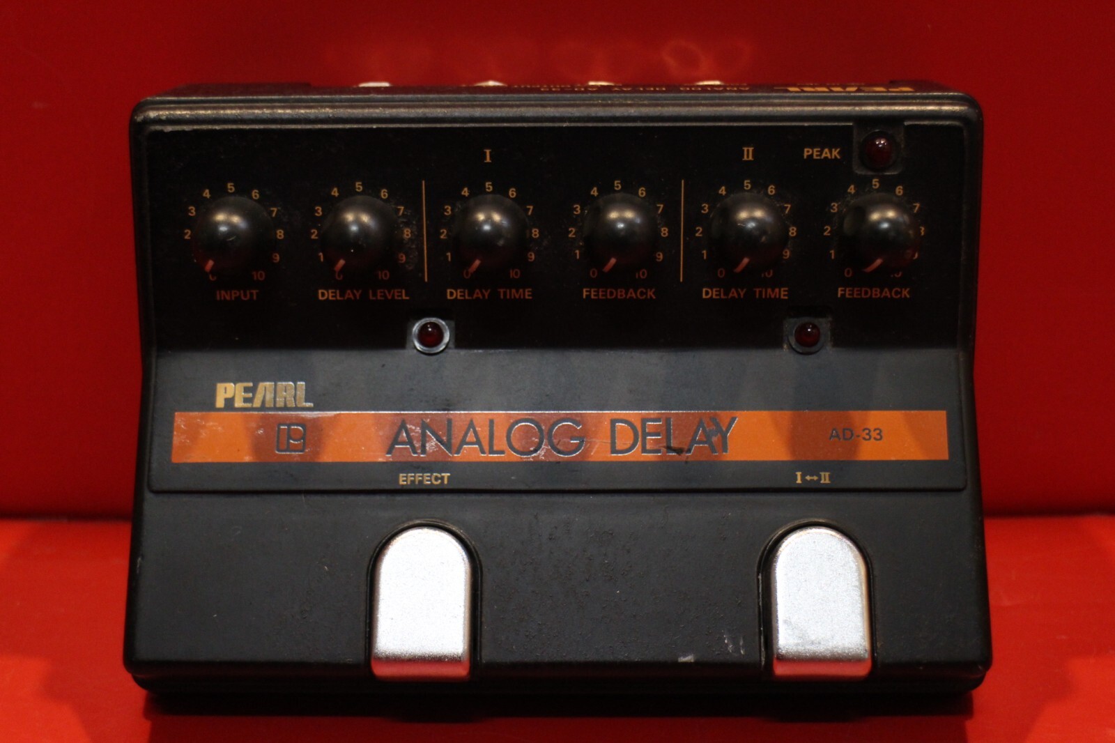 VINTAGE Pearl AD 33 Analog Delay USED Guitar FX Pedal U2090