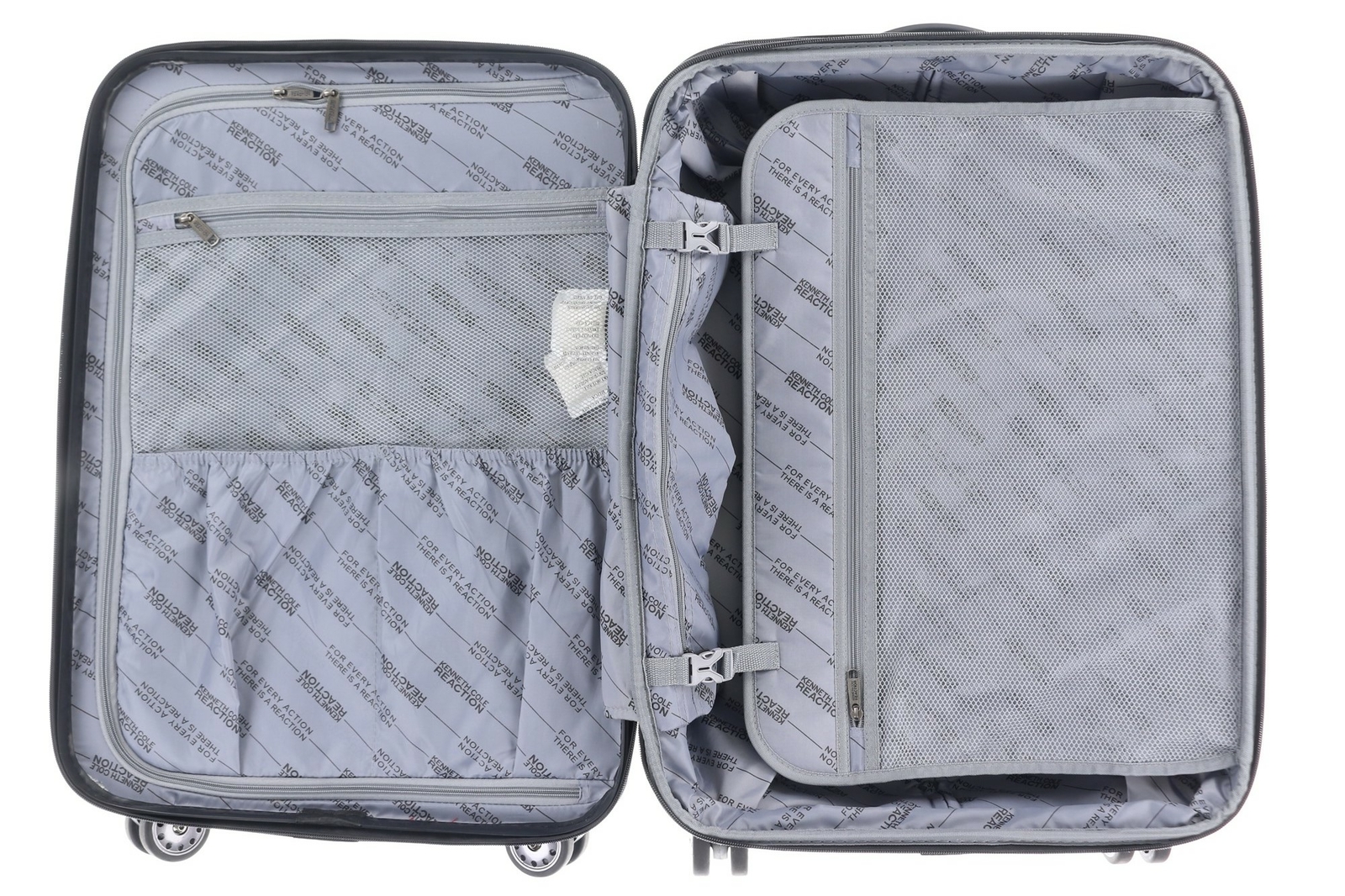 Kenneth Cole Reaction 159499 Pewter Spinner Expandable Luggage 24"