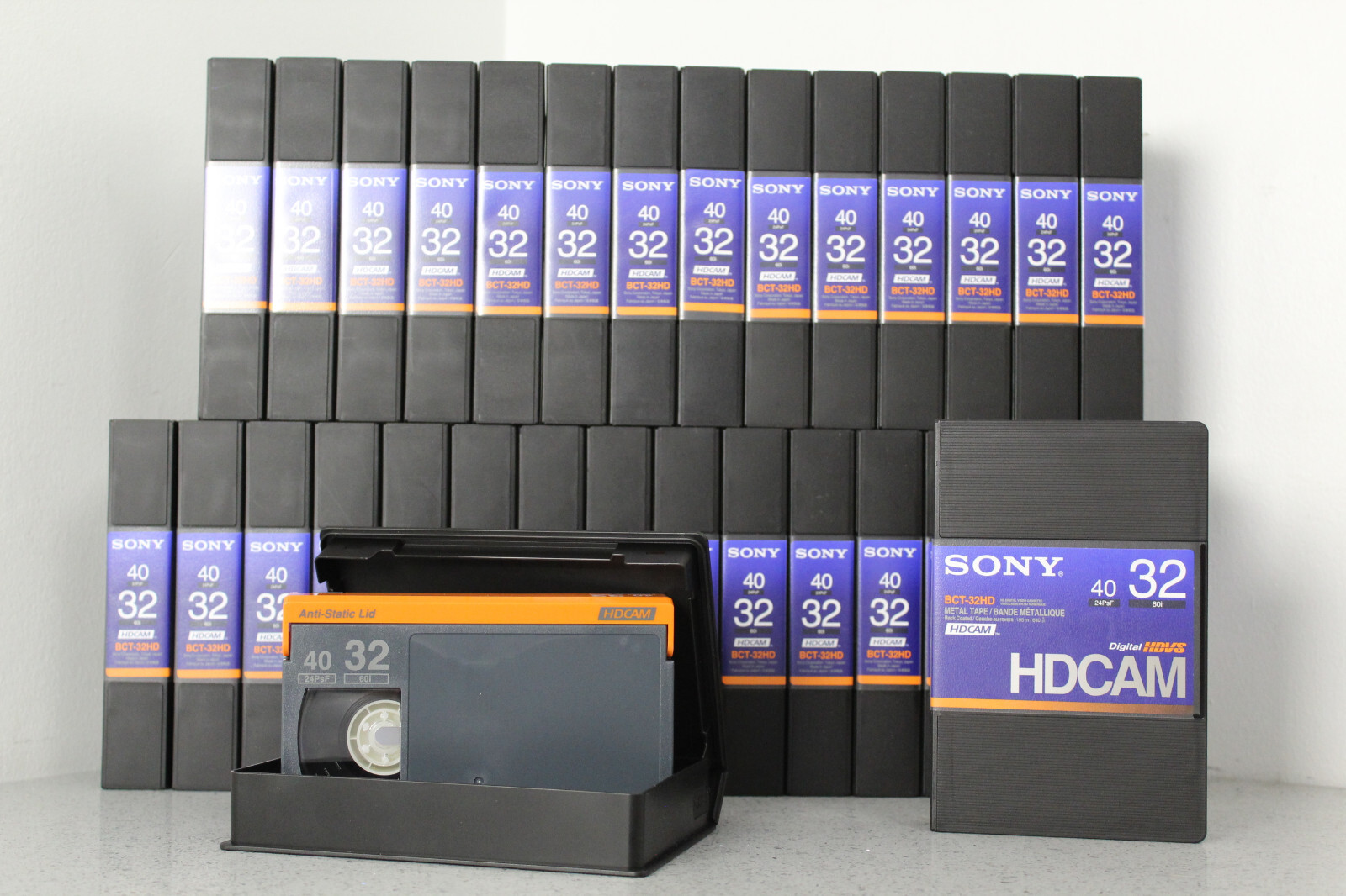BRAND NEW Lot Of 32 Sony BCT-32HD Digital HDVS HDCAM Tapes