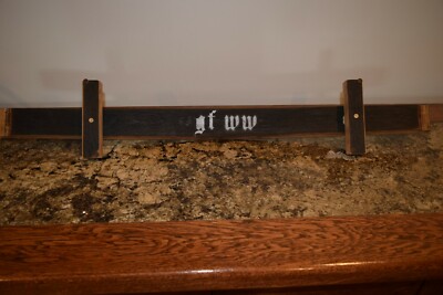 oak whiskey barrel stave 10 beer tap handle display stand handles not included