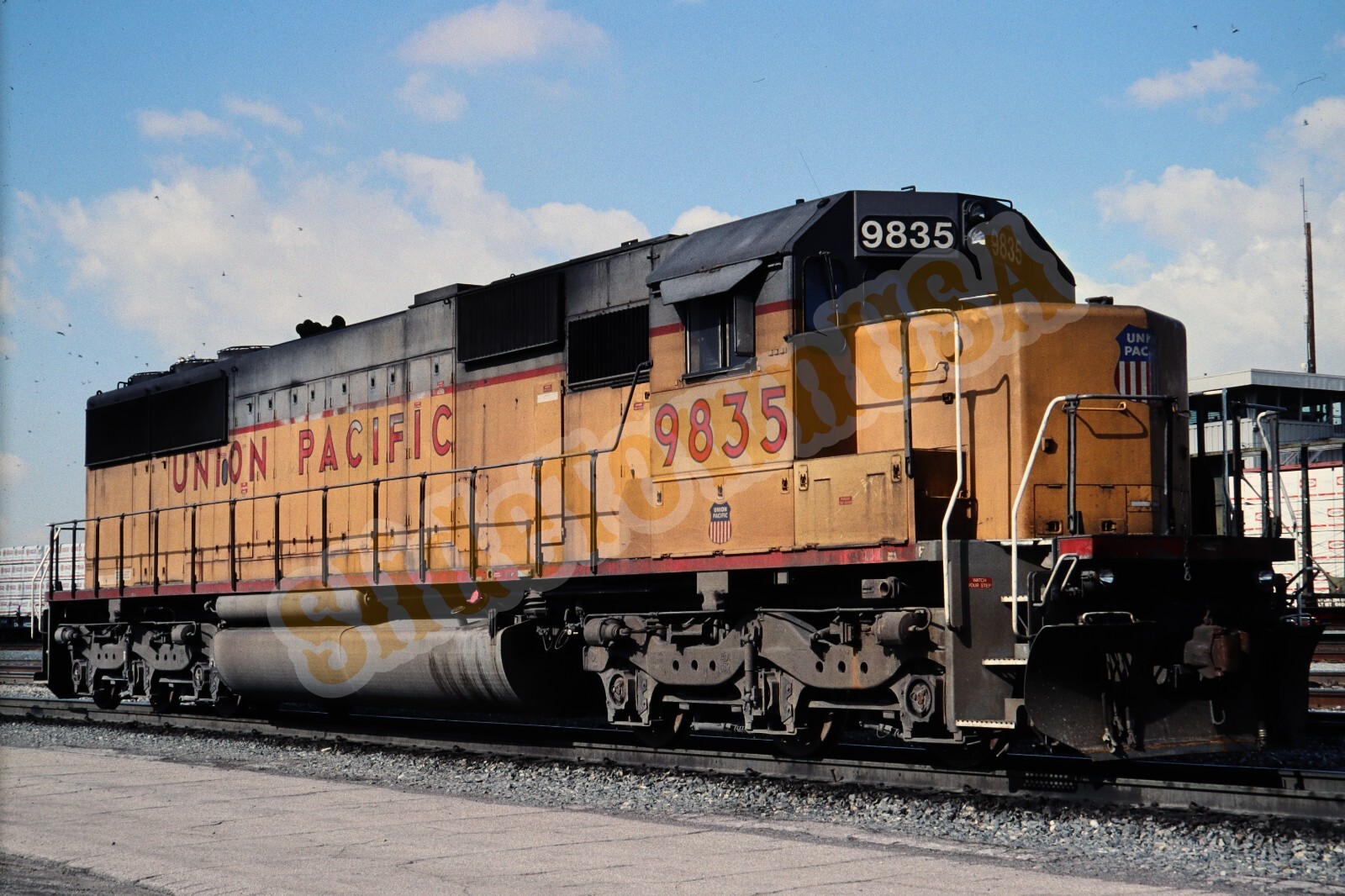 Vtg 2005 Train Slide 9835 UP Union Pacific Engine X7B066 | eBay