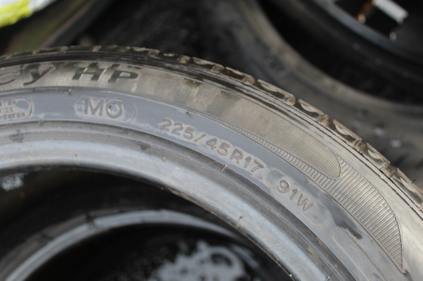 225 45 17 Michelin, Primacy HP, 91W, x2 A Pair 7.0mm (F1_tyres) L3873