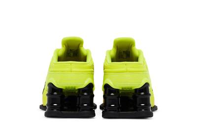 Pre-owned Nike Martine Rose X Wmns Shox Mule Mr4 'safety Orange' Dq2401-800 In Safety Orange/black/metallic Silver