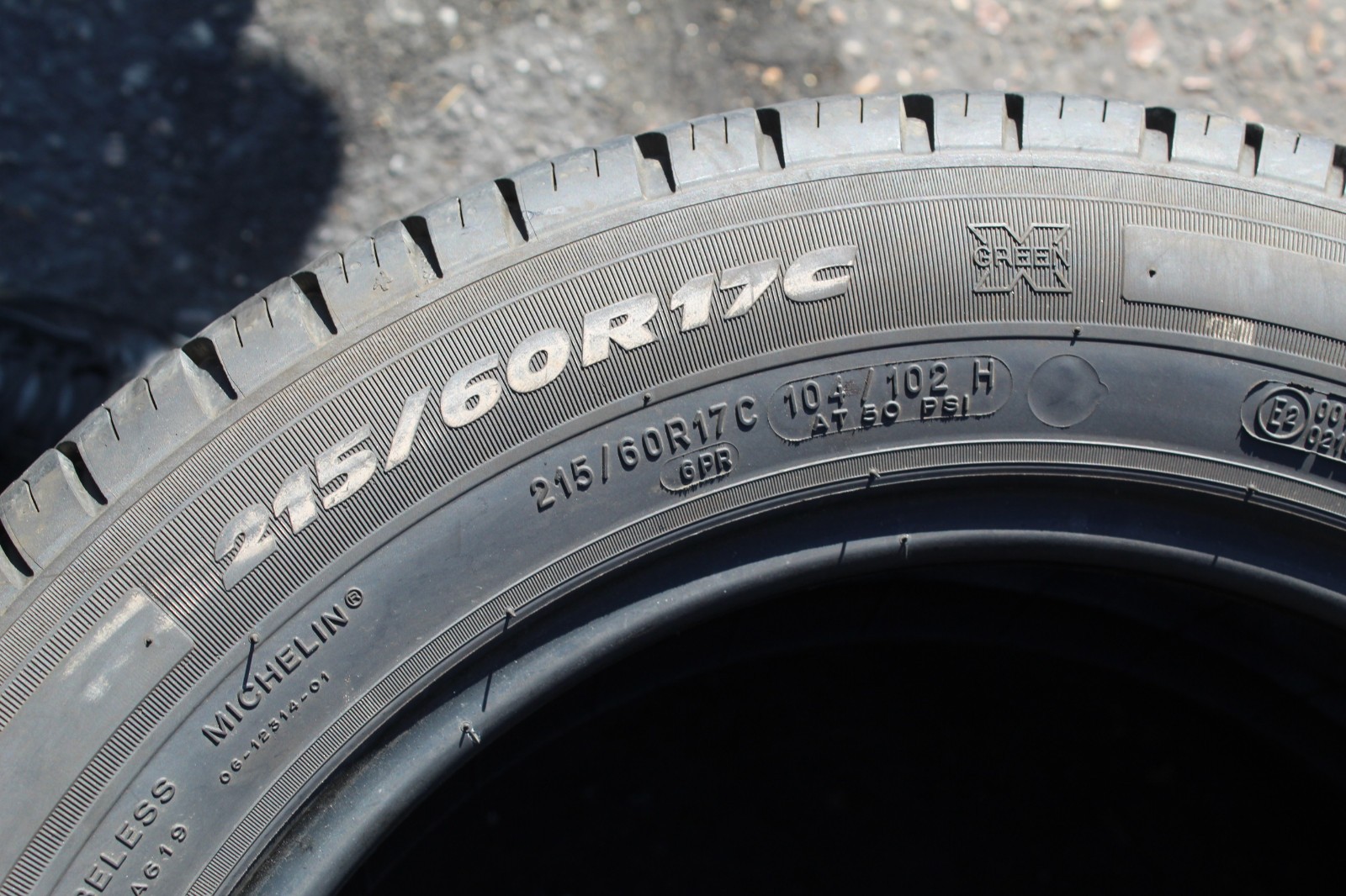 215 60 17C Michelin, Agilis, 104/102H x1 Single Tyre 7.0mm (F1_tyres) L3733