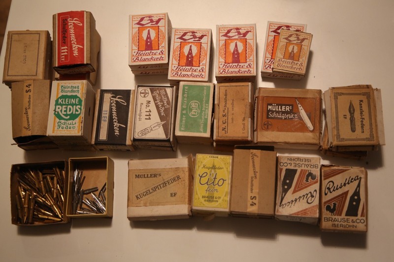 60 Antike Zeichenfedern Tuschefedern Schreibfedern FÃ¼Llhalterfedern Kalligraphie