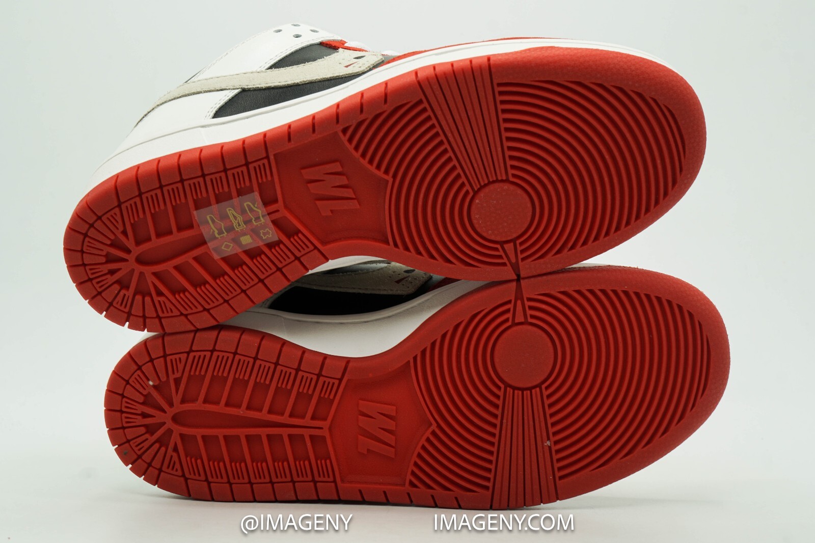 Pre-owned Warren Lotas Dunk Jason Vorhee Shoe Size 8.5 Severed Head Red Alpine White In Multicolor