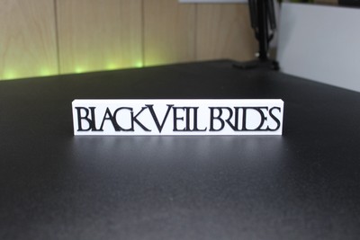Black Veil Brides 3D logo Art