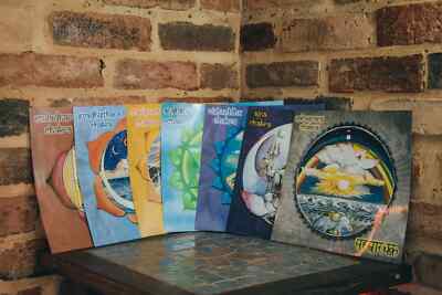Chakra Card Posters Set of 7 Chakra Meditation Cards Joseph and Lilian Le Page