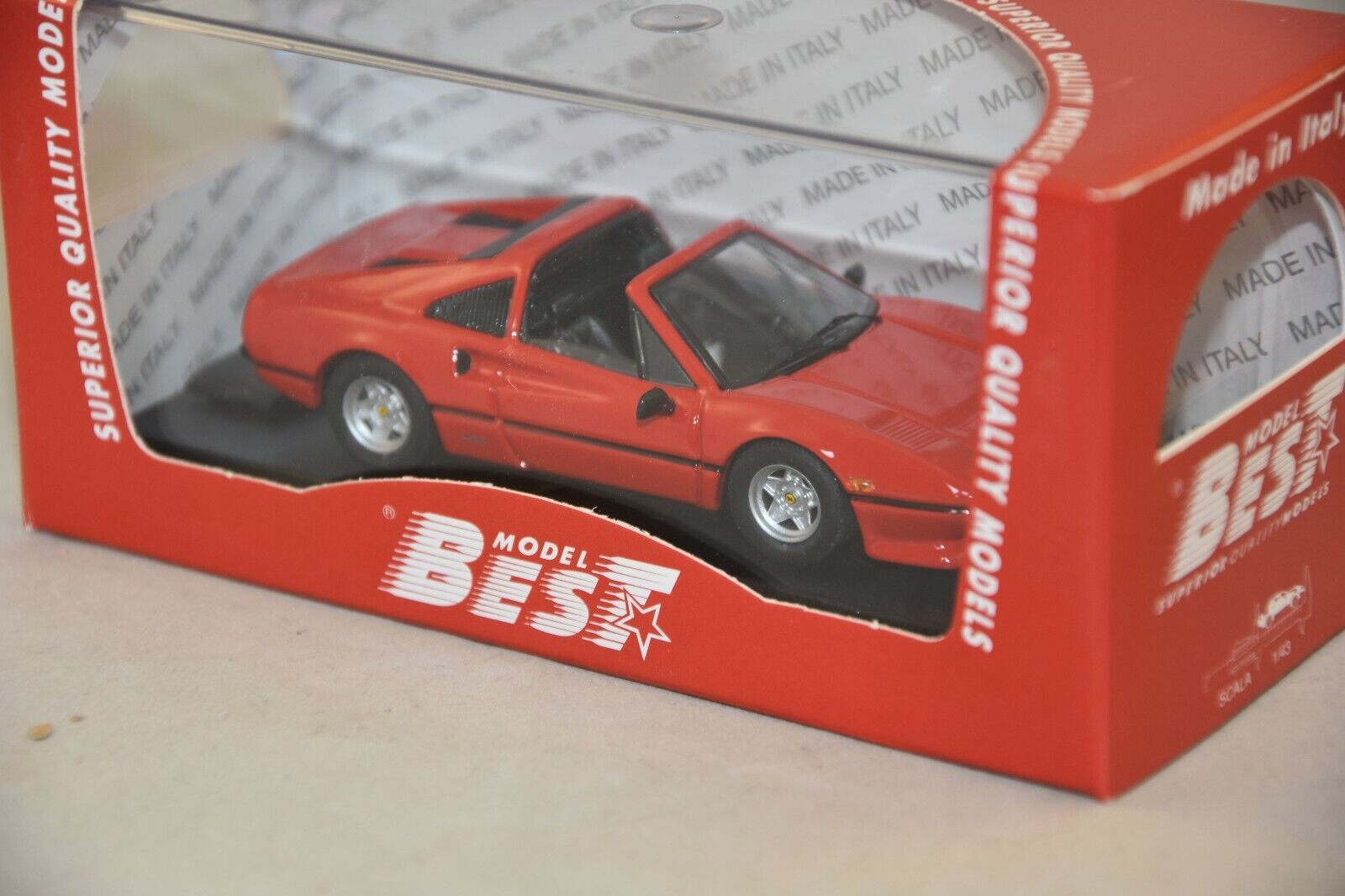 Best MODEL 9744 - Ferrari 308 GTS quattrovalvole 1982 Rouge Best MODEL 9744 - Ferrari 308 GTS quattrovalvole 1982 Rouge