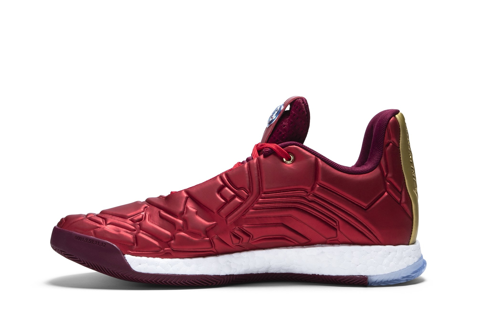 バスケットボール adidas - Harden Vol.3 Ironman Adidas Harden Vol 3 Marvel Iron Man Basketball Shoes EF2397