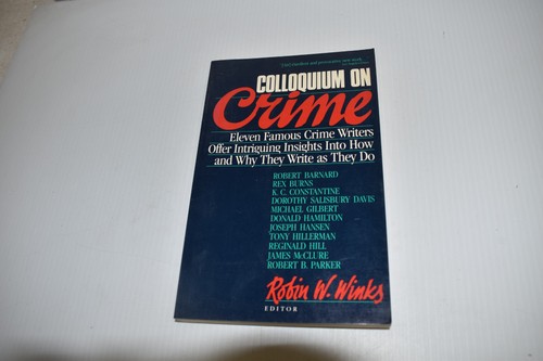 *LR*  COLLOQUIUM ON CRIME - CRIME WRITERS  -  Hillerman, Tony- SIGNED(YBV85)