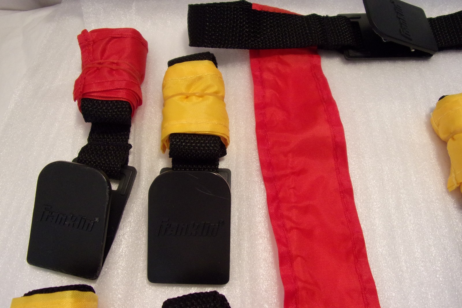 Franklin Sports 10 Player Flag Football Set Red Yellow