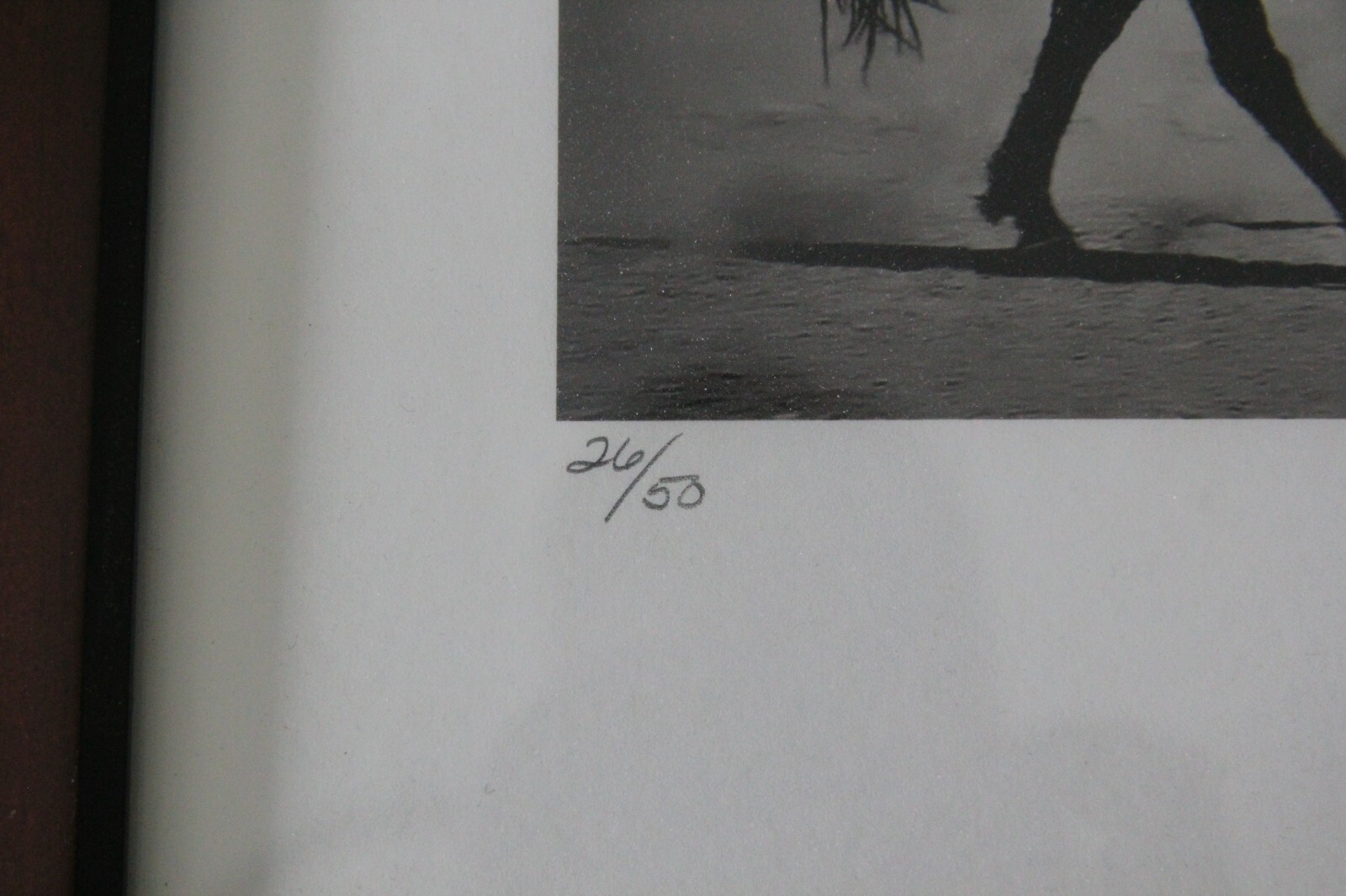 Kat Livengood Numbered 26/50 signed Horse photography 14x20 Framed Very nice