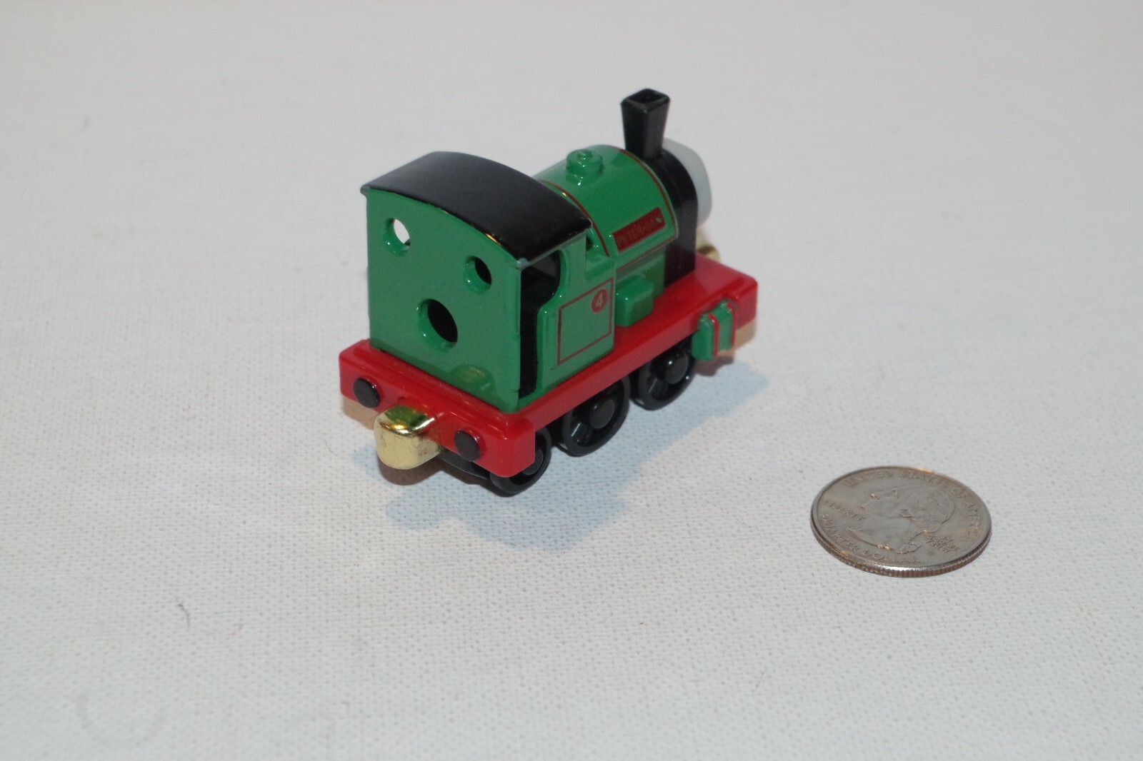 Thomas & Friends Take n Play Along Train Tank Engine Diecast Peter Sam 2008 EUC