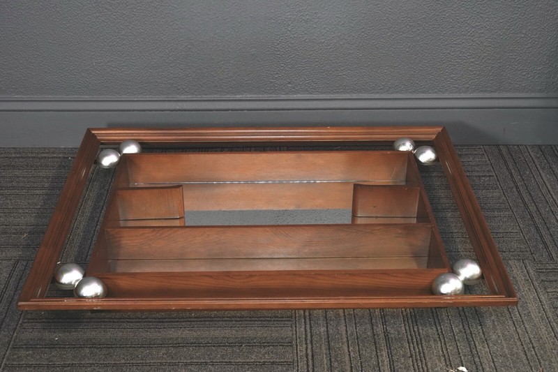 Mid Century Modern Turner Balls Shadow Box Display Shelves Wall