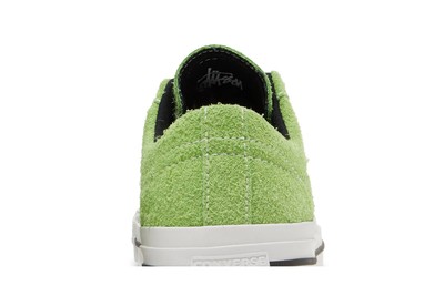 Pre-owned Converse Stussy X One Star Pro Low '8 Ball' A03712c In Green Flash/white/black