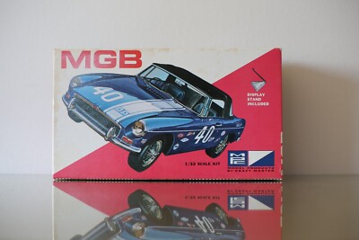 MGB 1600 Display Stand Included 1:32	MPC 7506-75 Vintage Unbuilt Model Car Kit