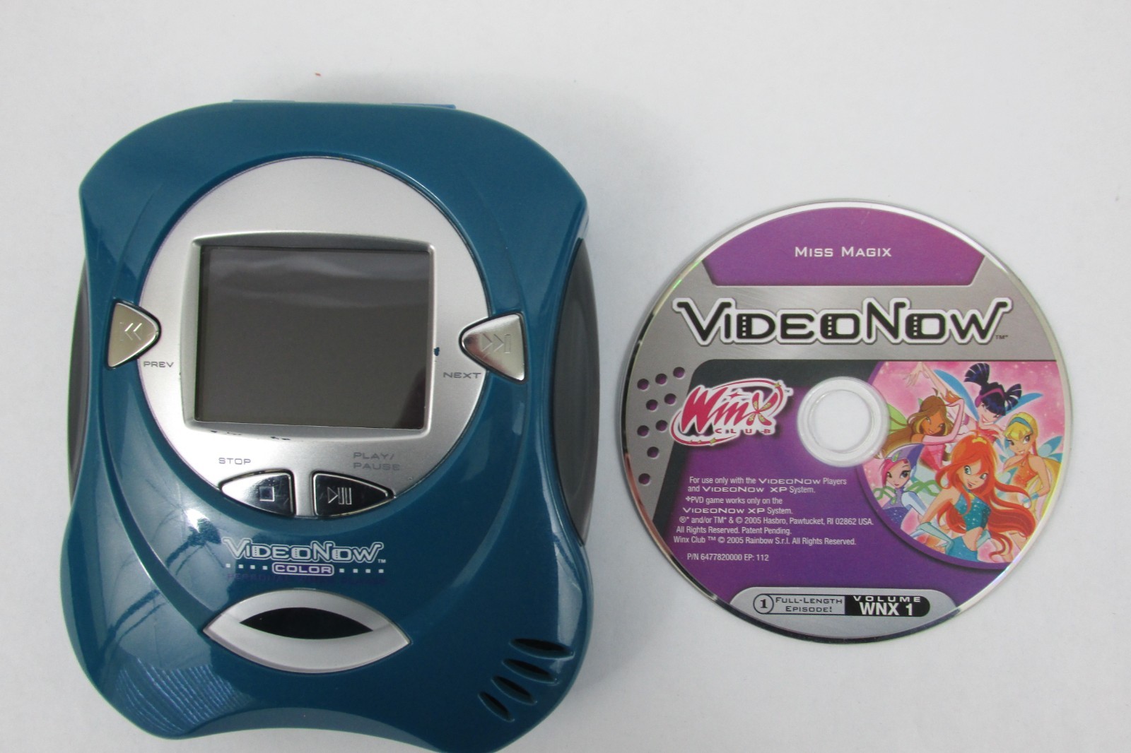 Teal Video Now Color FX PVD player Winx Club tested works