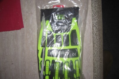 Ringers gloves 297-10 high-vis roughneck kevlock impact A3 cut level FREESHIPING